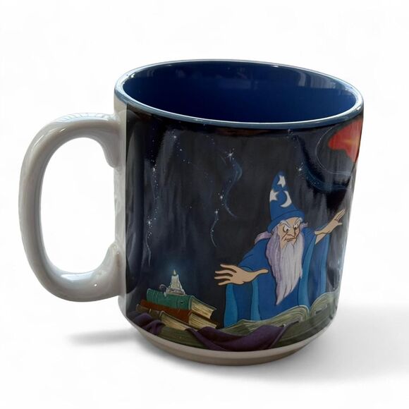 Rare Vintage Disney Fantasia Mickey Mouse Sorcerer's Apprentice Coffee Mug - Picture 3 of 5